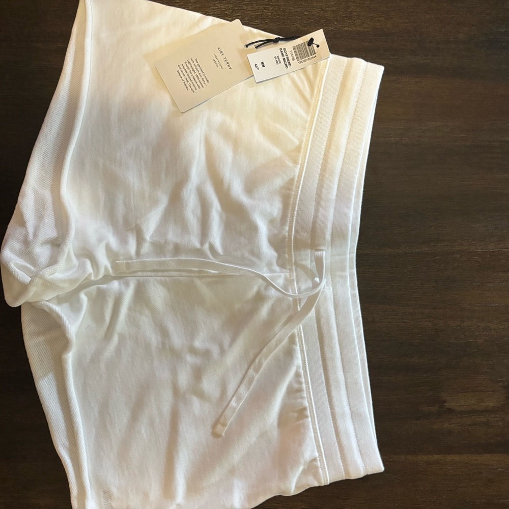 White Drawstring Shorts